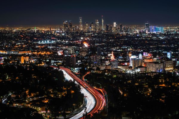 Мехико город ночью