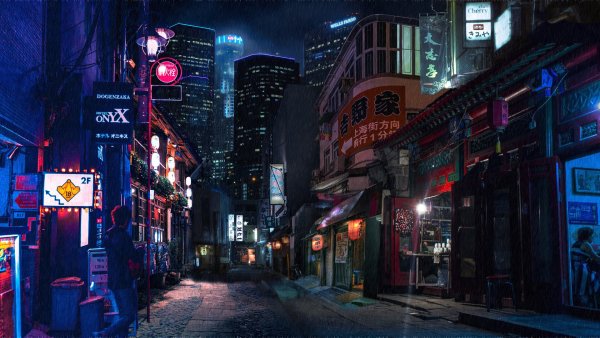 Япония Токио улицы