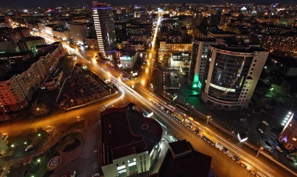 Ночной Новосибирск НСК