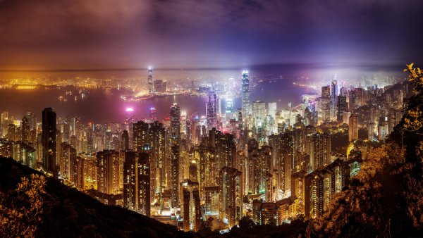 Панорама ночного города