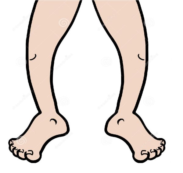 Нога мультяшная