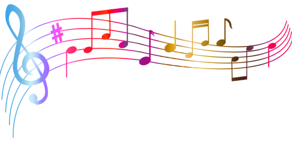 Нотки на прозрачном фоне