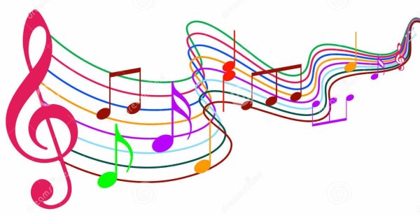 Ноты цветные