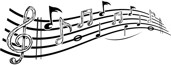 Нотки на прозрачном фоне