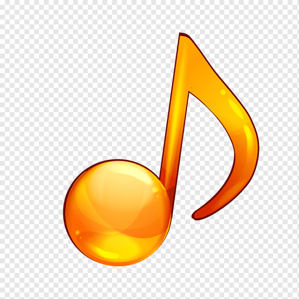 Нотки на прозрачном фоне