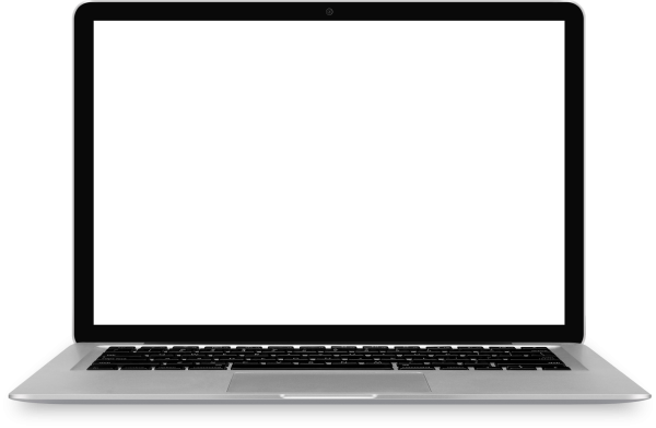 Экран ноутбука без фона