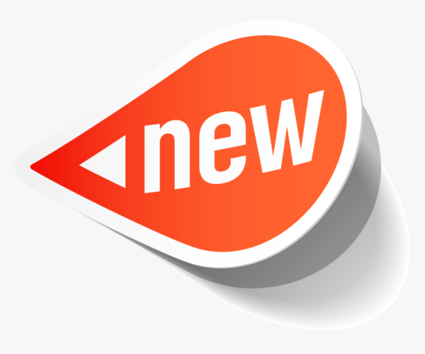 Значок New на прозрачном фоне