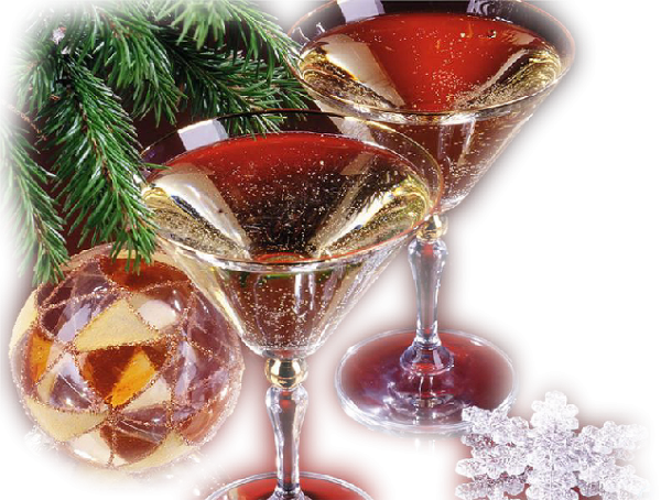 Новогоднее шампанское анимация