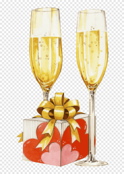 Фужеры с шампанским