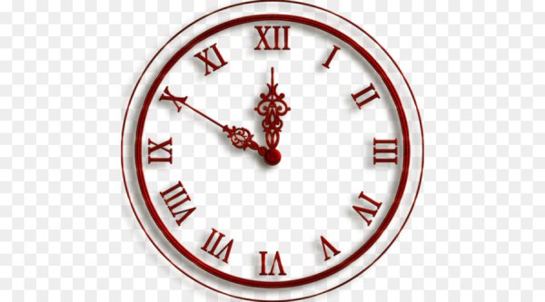 Новогодние часы без фона