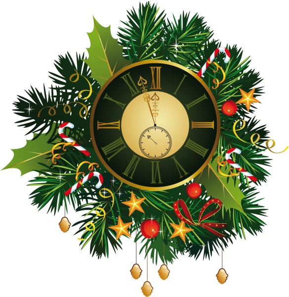 Сказочные новогодние часы