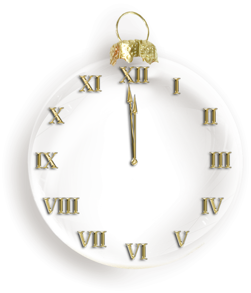 Новогодний циферблат