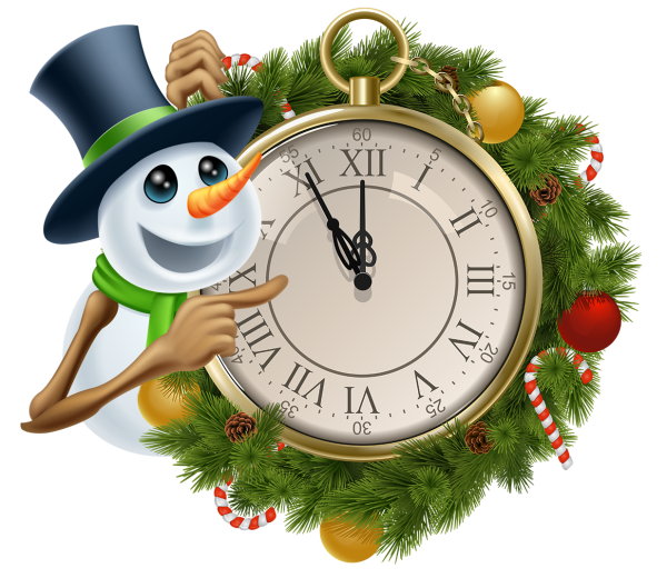 Сказочные новогодние часы