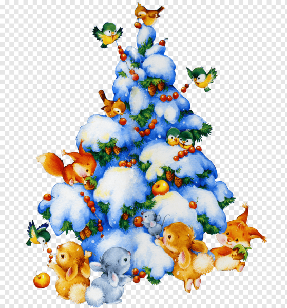 Зимний клипарт на прозрачном фоне