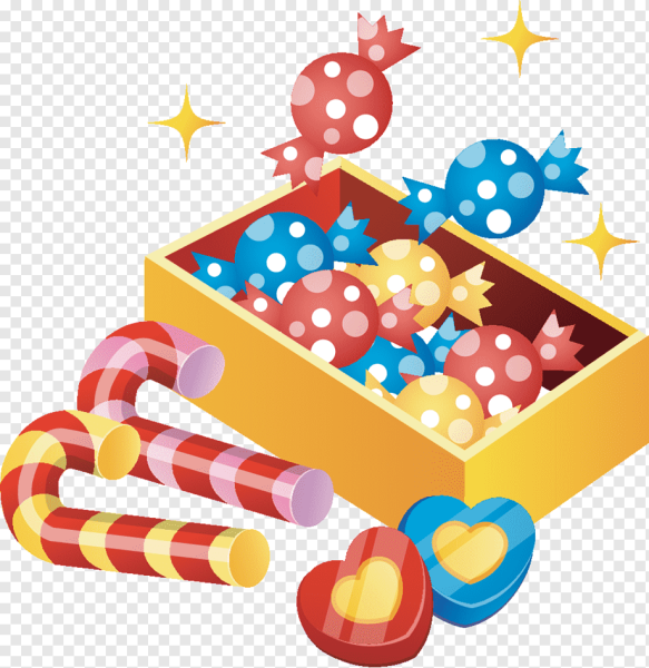 Коробка с игрушками вектор