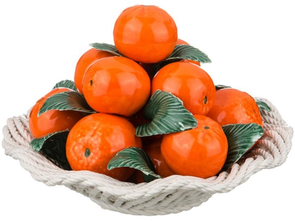 Корзинка с мандаринами