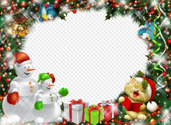 Новогодние рамочки детские