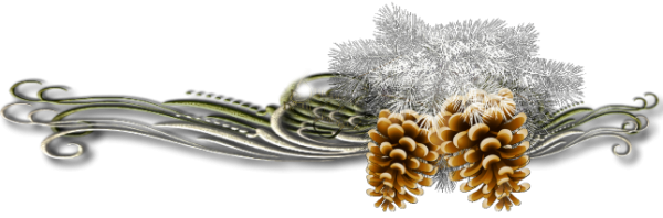 Зимние разделители текста