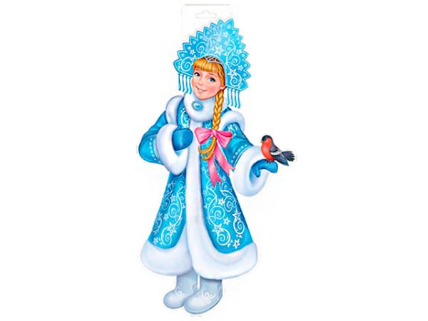 Снегурочка на прозрачном фоне