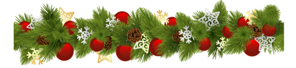 Новогодний бордюр