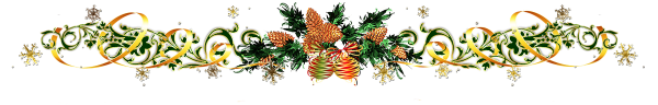 Новогодние разделители для текста