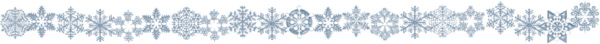 Полоса из снежинок