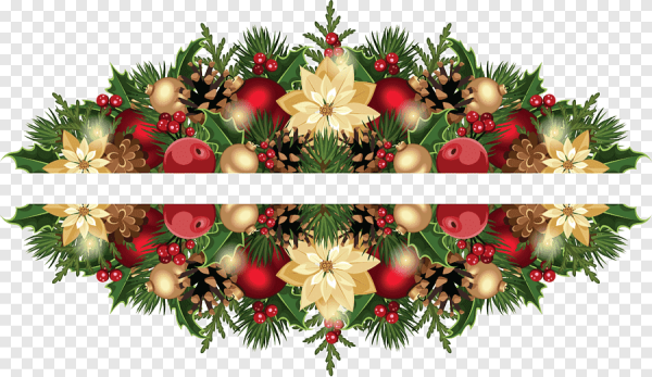 Новогоднее украшение вставка