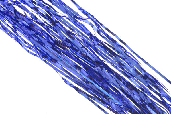 Новогодний дождик голубой