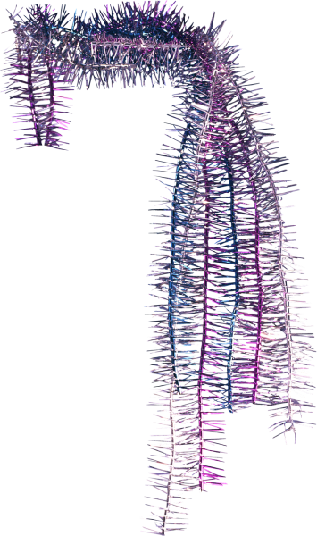 Мишура на прозрачном