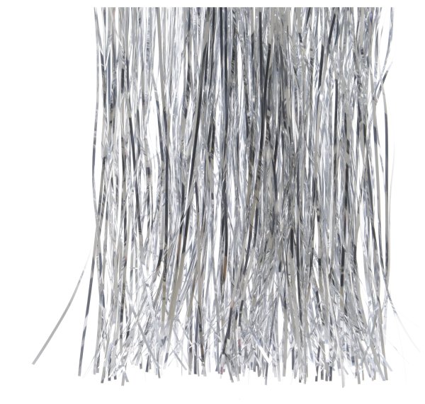 Дождик 50см серебро волнистое