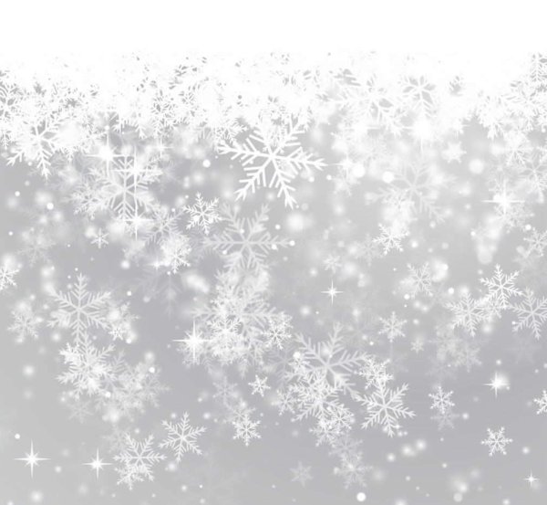 Фон снежинки на прозрачном фоне