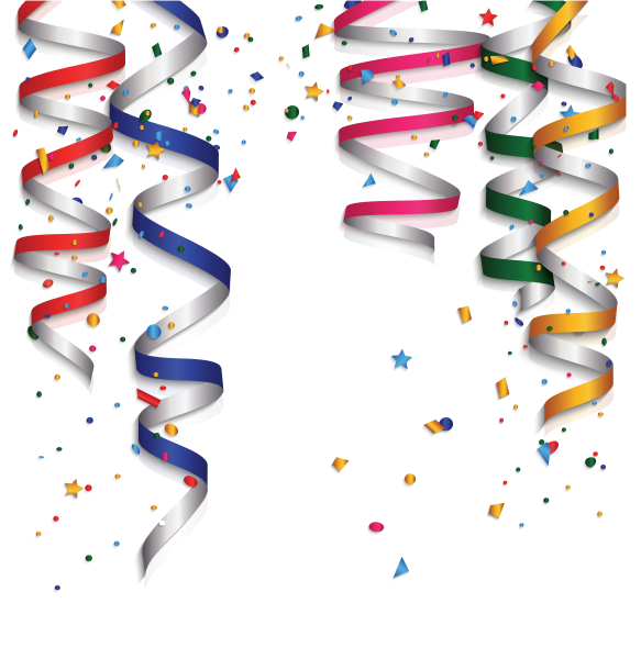 Новогодний серпантин.