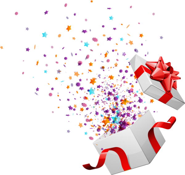 День рождения конфетти