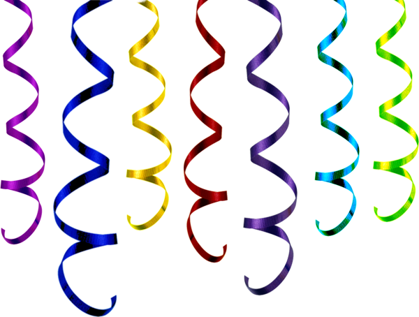 Новогодний серпантин.