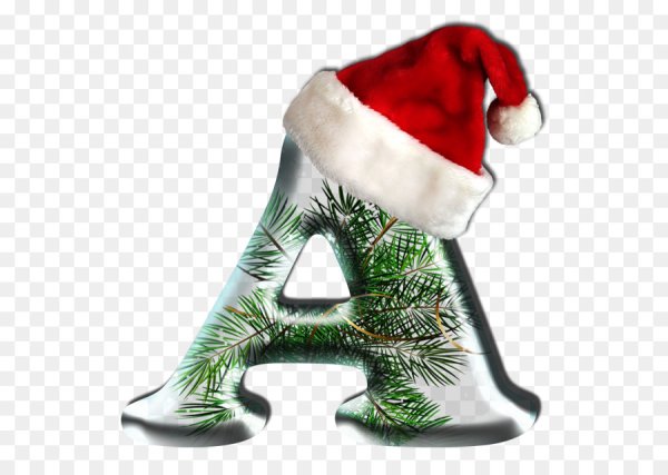 Новогодние буквы