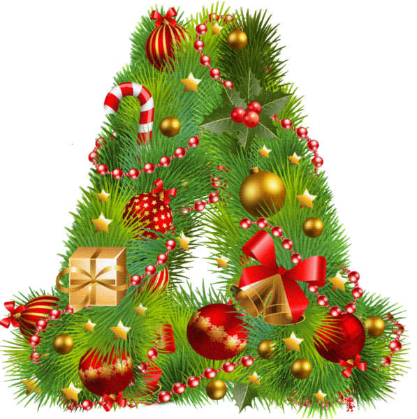 Новогодние буквы