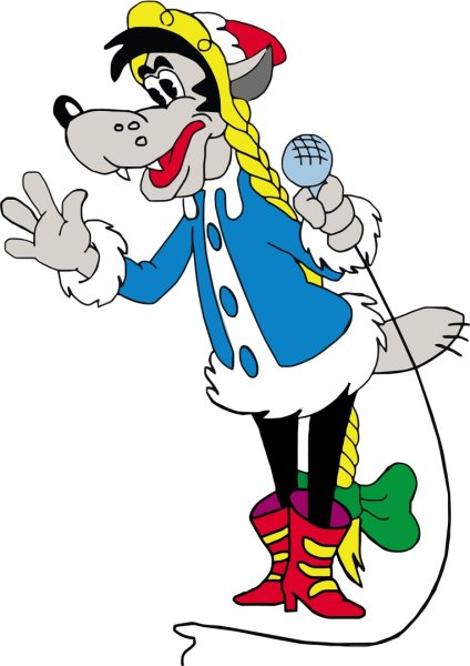 Ну погоди волк Снегурочка