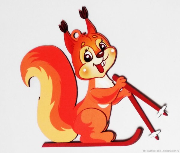 Мультяшные белочки для садика