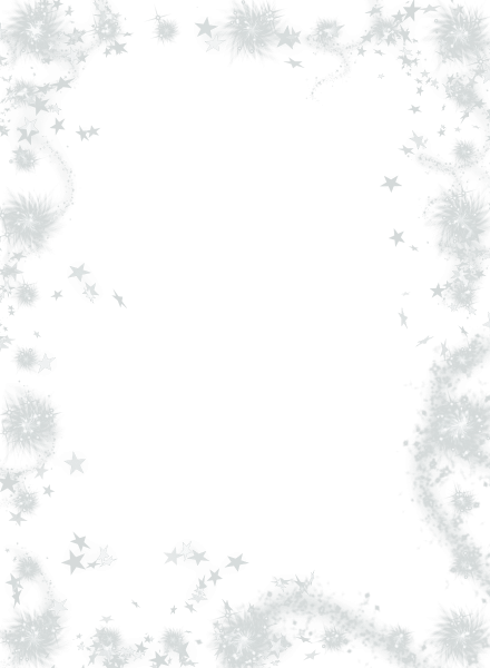 Рамка снежинки на прозрачном фоне