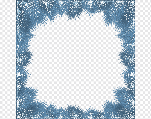 Новогодняя рамка снежинки