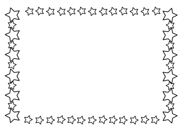 Рамка звездочки