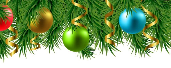 Новогодняя веточка