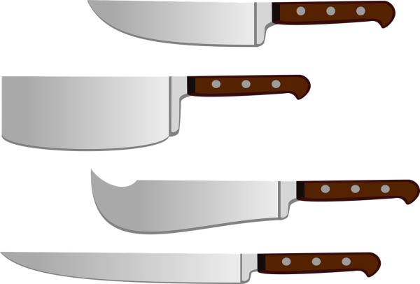 Мультяшный кухонный нож