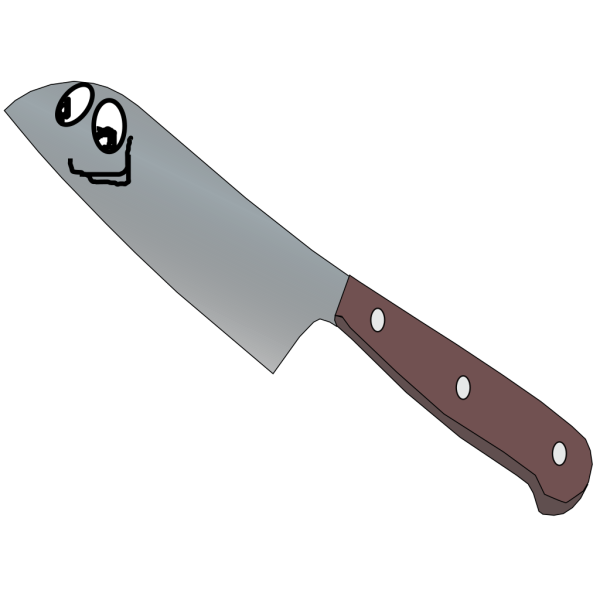 Нож картинка для детей на прозрачном фоне