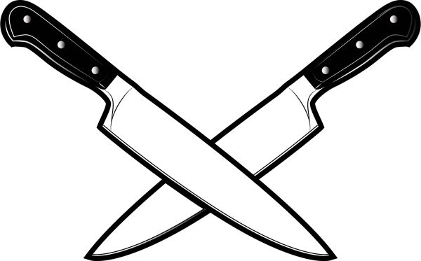 Кухонный нож вектор