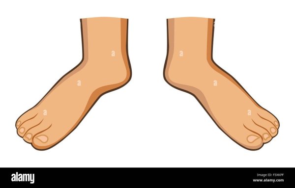 Ступня ребенка на прозрачном фоне