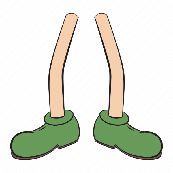 Нога мультяшный