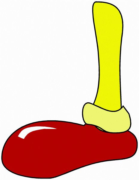 Нога мультяшная