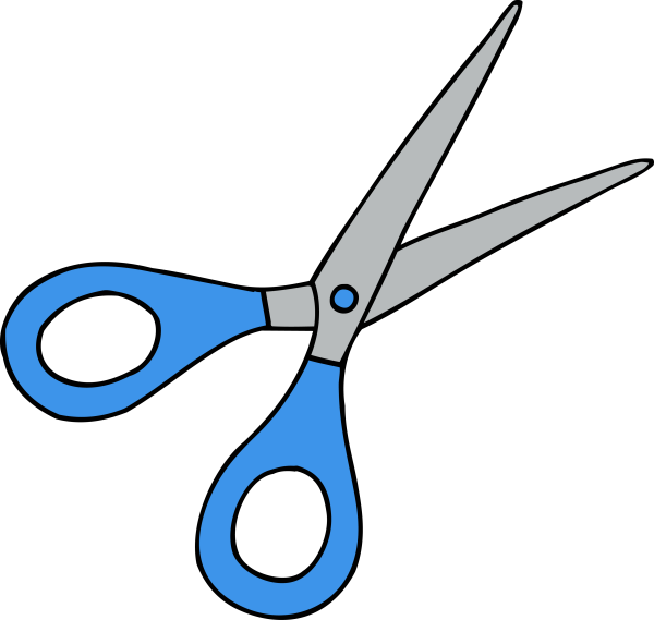 Ребенок с цветными ножницами