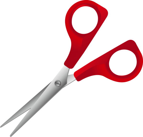 Ножницы на белом фоне